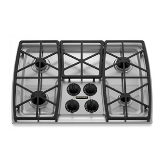 KitchenAid KGCS105GSS - 30 Inch Sealed Burner Gas Cooktop Produktabmessungen