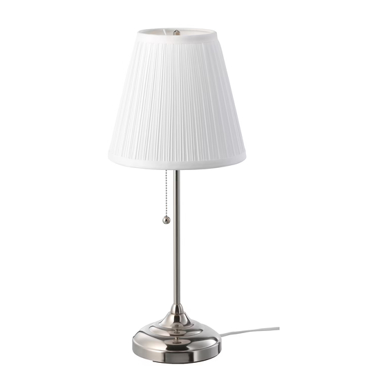 IKEA BASISK WORK LAMP Instrukcja montażu