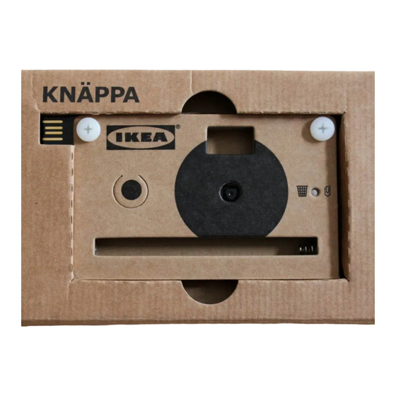 IKEA KNAPPA Manuale