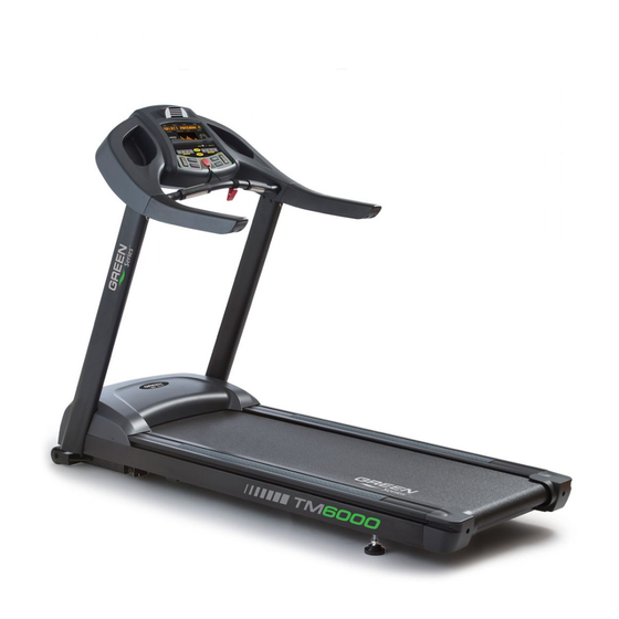 GREEN SERIES FITNESS 6000 Upright 수동 프로그래밍