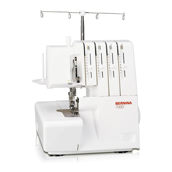 Bernina Serger 800DL Manual de instruções