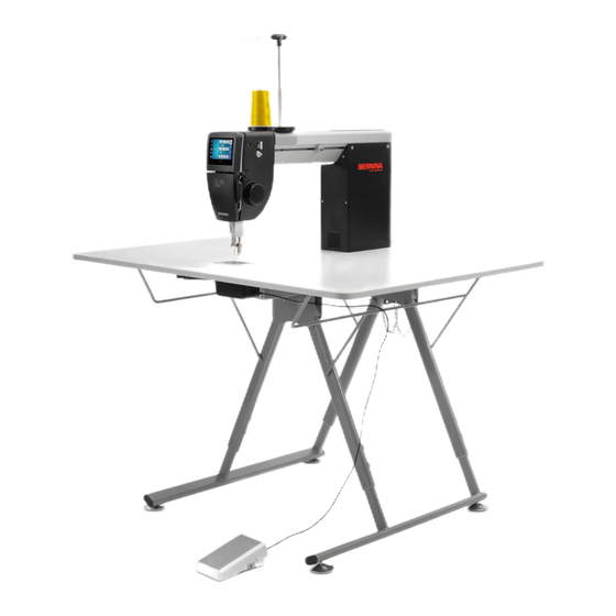 Bernina Foldable Sit Down Table Manuale di istruzioni per il montaggio