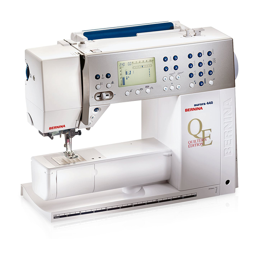 Bernina aurora 440 QE Folleto y especificaciones