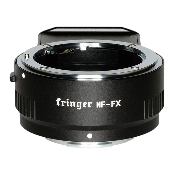 Fringer NF-FX Manual do utilizador