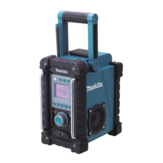 Makita BMR100 Manual de instruções