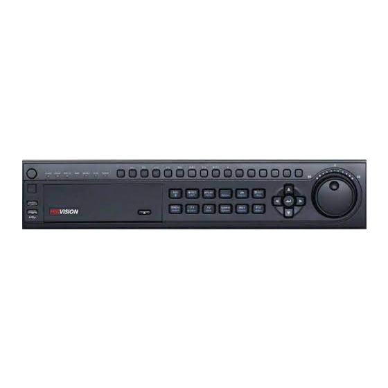 HIKVISION DS-8100HFI-ST Series Quick Manual