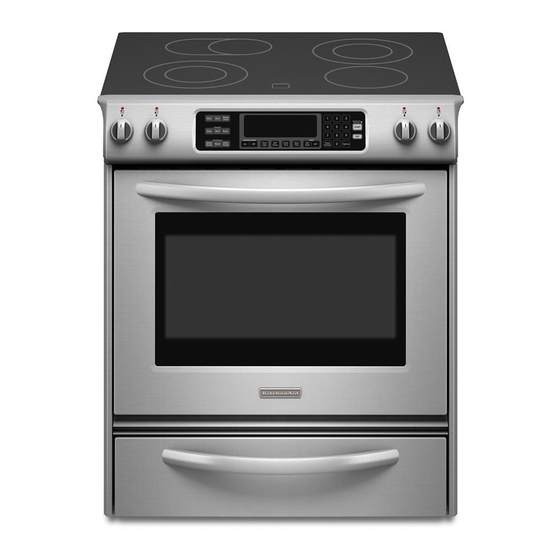 KitchenAid KESA907PSS - ARCHITECT Series: 30'' Slide-In Electric Range Lista części