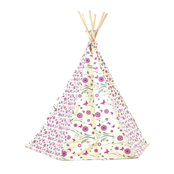 Garden Games Flower & Butterfly Wigwam Instructies