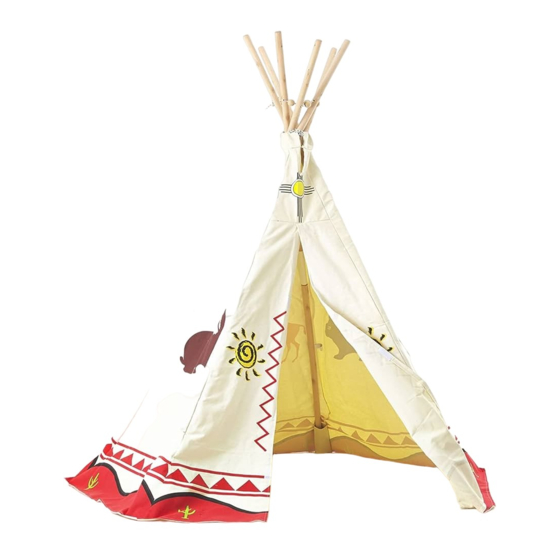 Garden Games Teepee Instructies