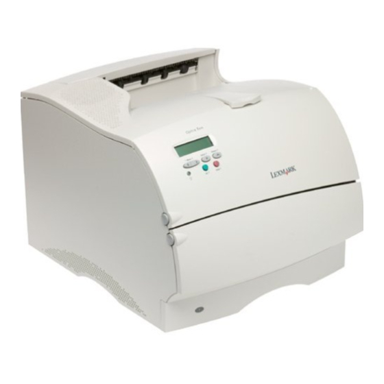 Lexmark 20T3600 - T 620 B/W Laser Printer Navegación por el contenido