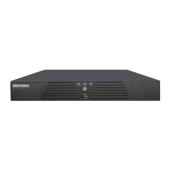 HIKVISION DS7208HVI-SN Product-/onderhoudshandleiding