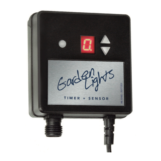 Garden Lights TIMER + SENSOR Handmatig