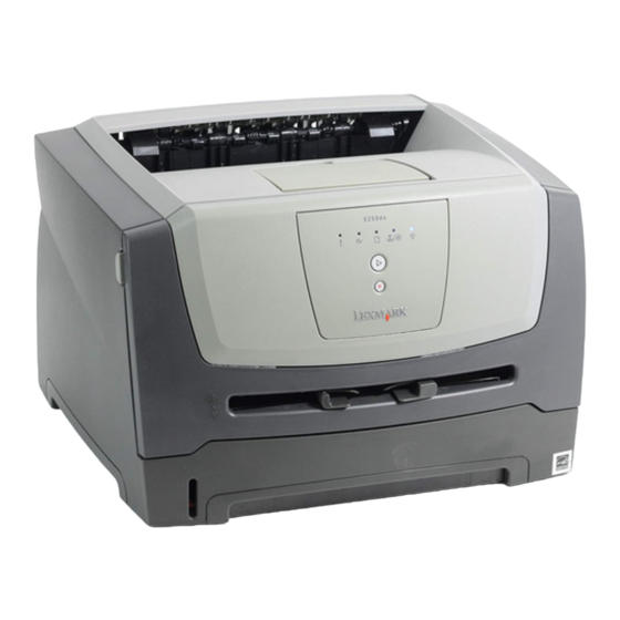 Lexmark 250d - E B/W Laser Printer Especificações