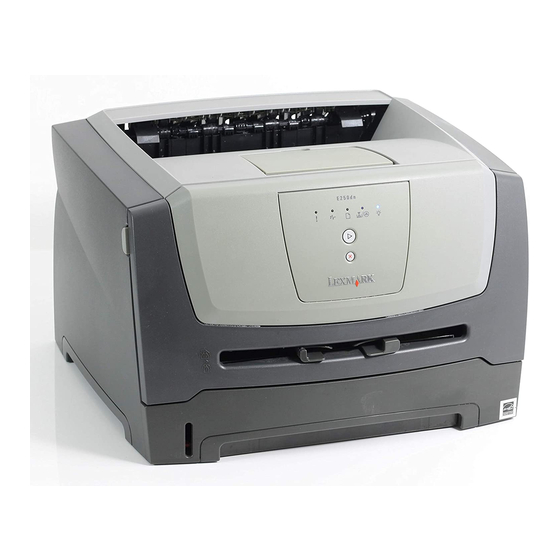 Lexmark 250dn - E B/W Laser Printer Skrócona instrukcja obsługi