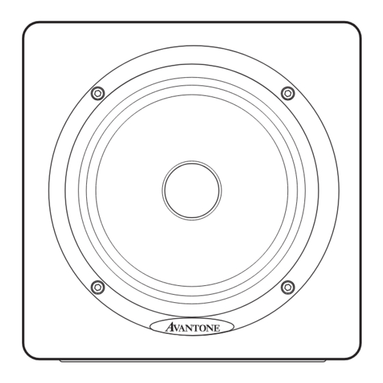 Avantone Pro MIXCUBE ACTIVE Manuale