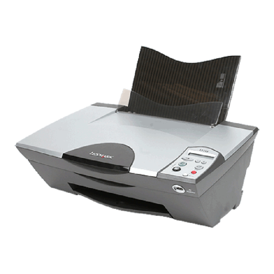 Lexmark 3300 Series Manuel