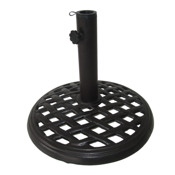 Garden Oasis CORNELL UMBRELLA BASE 소유자 매뉴얼