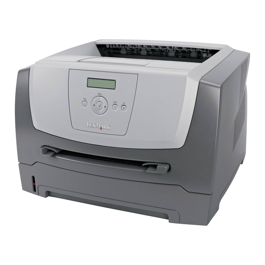 Lexmark 352dn Краткое руководство по эксплуатации