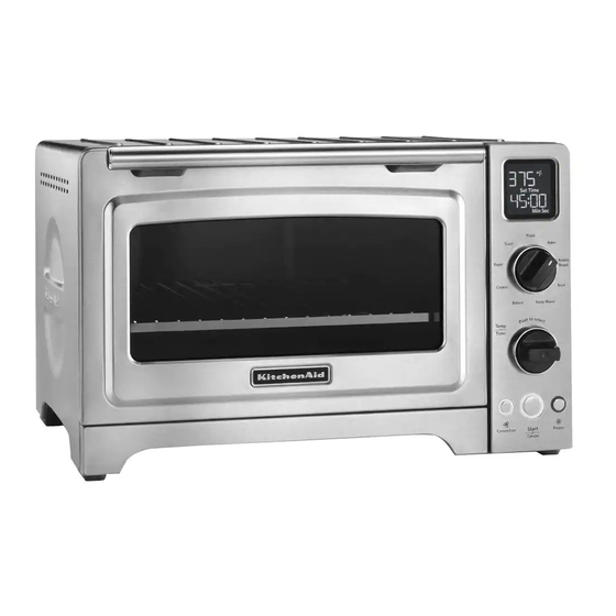 KitchenAid KCO273 Краткое руководство по эксплуатации