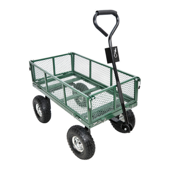 Garden Star Utility Cart Assembly Instructions Manual