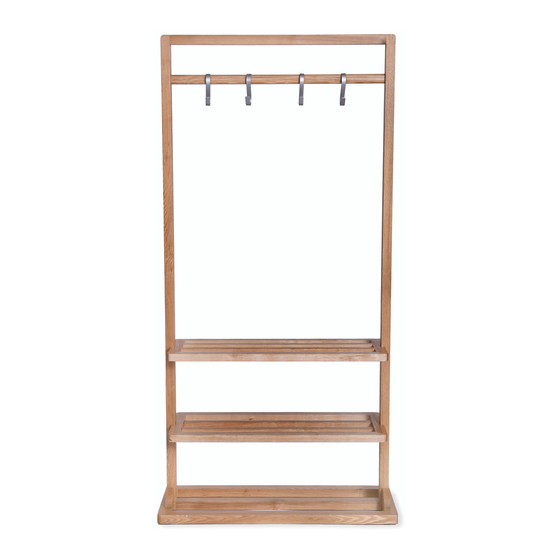 Garden Trading Boscombe Clothes Rail Инструкции по установке