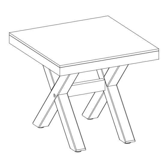 Garden Trading Burford Stool 조립 지침