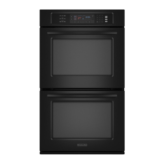 KitchenAid KEBC247KBL - Architect Series: 24'' Double Electric Wall Oven 설치 지침