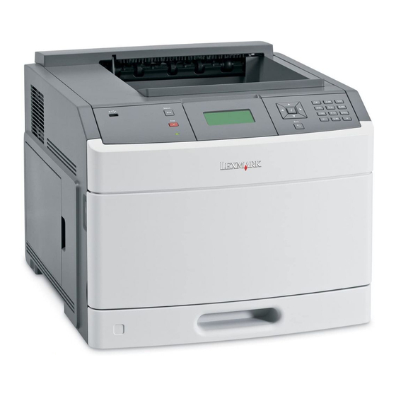 Lexmark 652dn Clearing Jams Manual