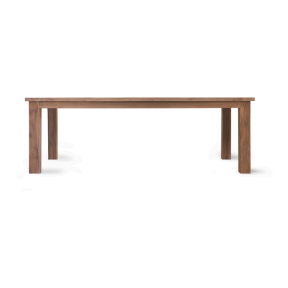 Garden Trading St Mawes Refectory Table Montaj Talimatları