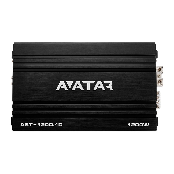 Avatar STORM AST-2100.1D Kullanıcı El Kitabı