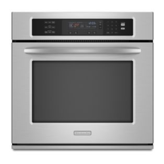 KitchenAid KEBK276SBL - 27 Inch Double Electric Wall Oven Installation Instructions Manual