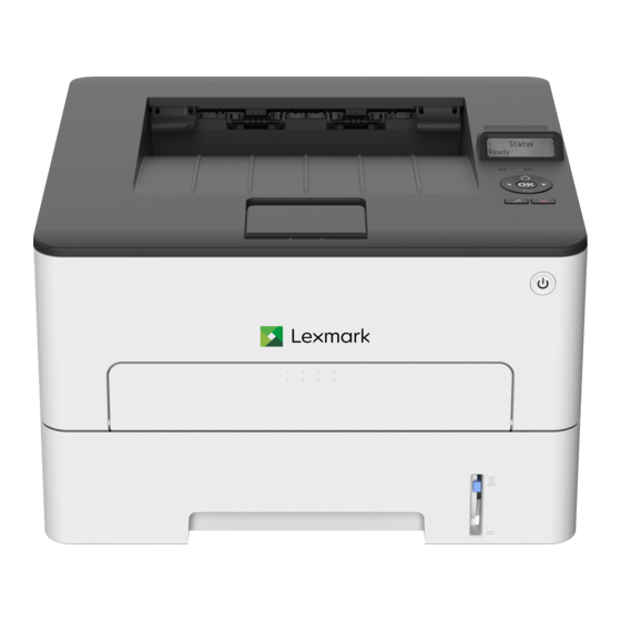 Lexmark B2236dw Snelle referentie