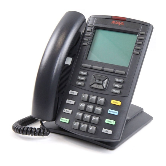 Avaya 1230 Handleiding configureren