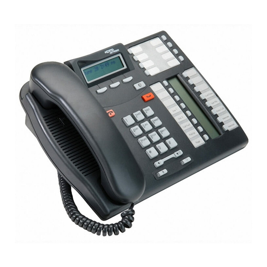 Avaya 7316 Quick Reference Manual