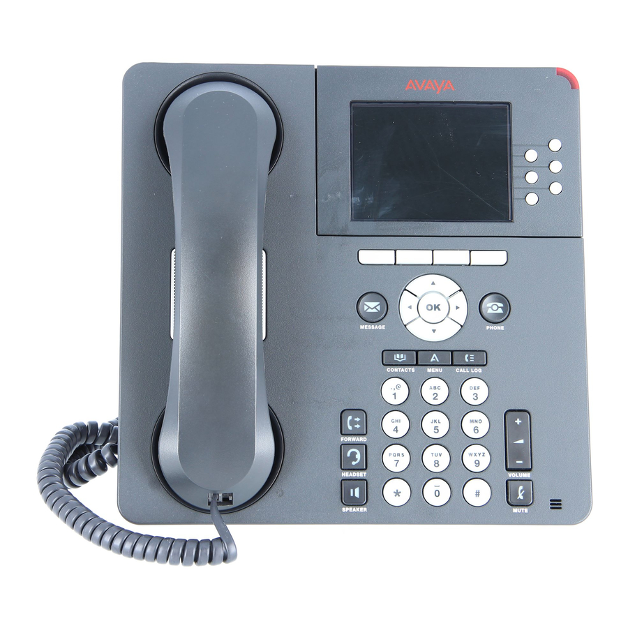 Avaya 9640 Series Hızlı Kılavuz