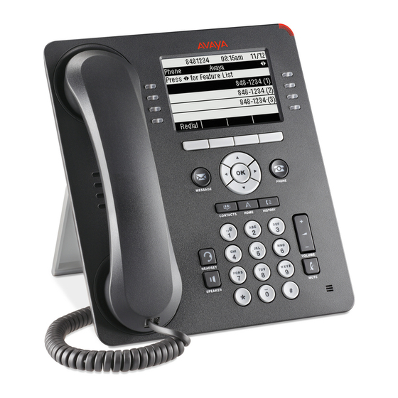 Avaya IP Office 9611 Manual do utilizador