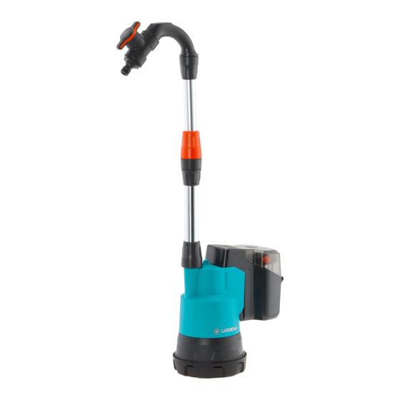 Gardena RWT Pump 2000/2 Li-18 Manual del usuario