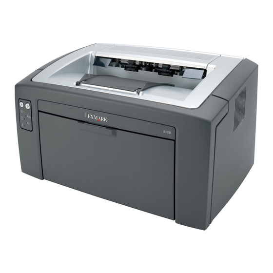 Lexmark E120n 빠른 참조