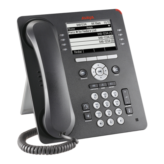 Avaya one-X 9608 Referencia rápida