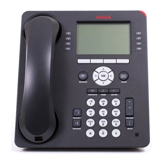 Avaya one-X 9611G Manual do utilizador