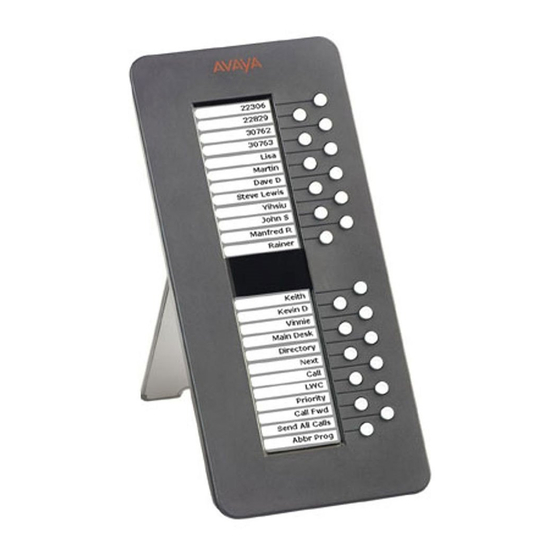 Avaya one-X Deskphone SBM24 Manual del usuario