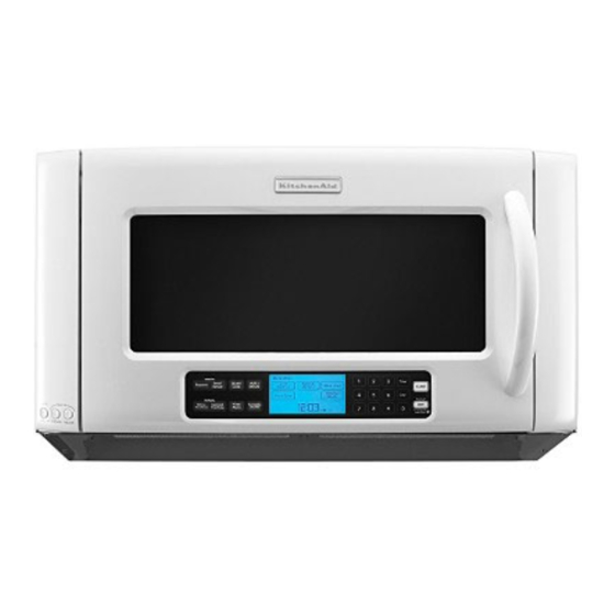 KitchenAid Architect Series II KHMS2050SSS Руководство по установке