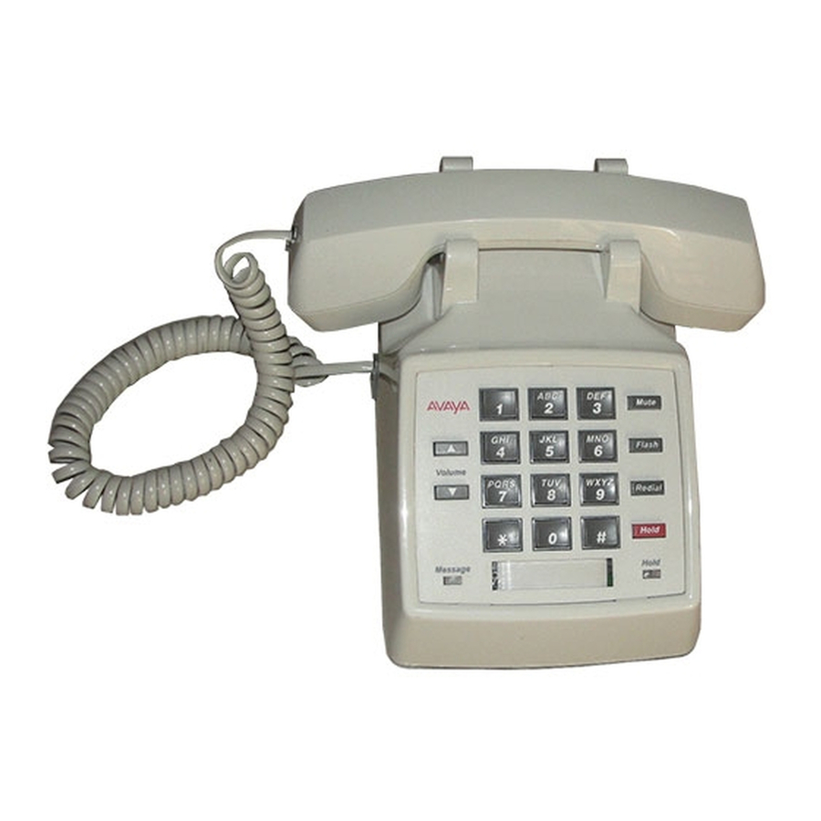 Avaya 2254 YMGP Quick Reference Manual