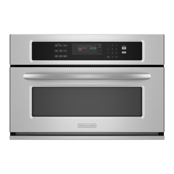 KitchenAid KBHS109SSS - 30 in. 1.4 cu. Ft. Microwave Oven 取付説明書