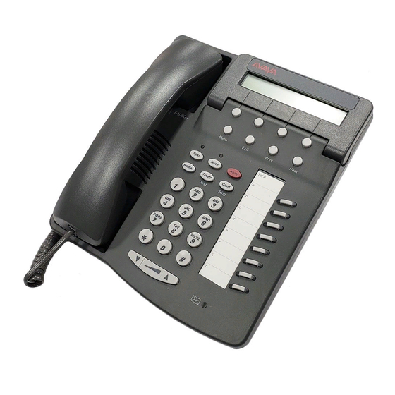 Avaya 6408D Plus User Manual