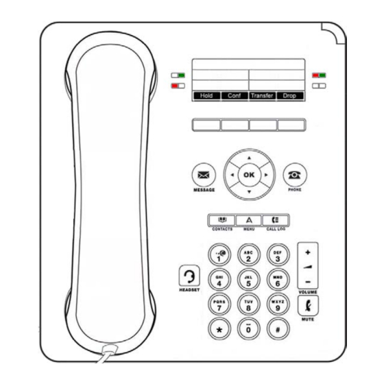 Avaya 9504 Quick Manual