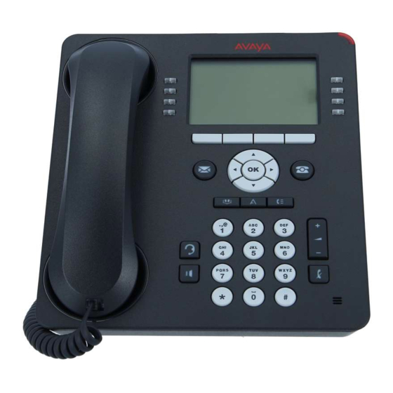 Avaya 9609 Короткий довідник