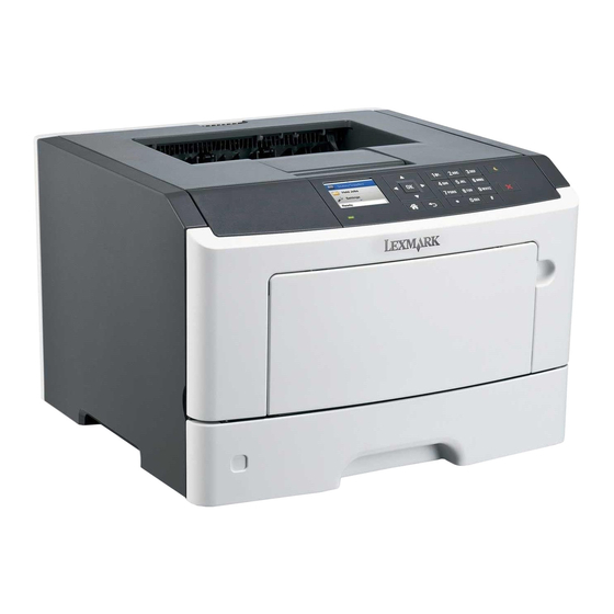 Lexmark MS510 Series Quick Reference