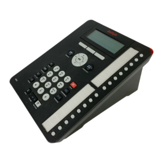 Avaya Agent Deskphone 16CC Référence rapide