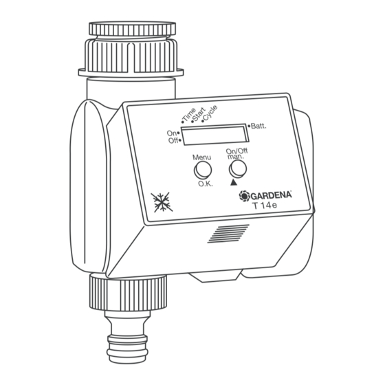 Gardena T 14 e 1820 Manuel d'utilisation